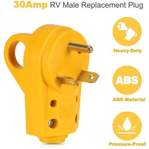 RV 30 AMP Plug Male & Female