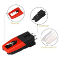 Bundle Record Player Needles With Cleaning Brush kit And Digital Turntable Force