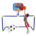 Football Basketball Sport Stand 2-In-1