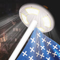 UFO Solar FlagPole Light + Flag Gift